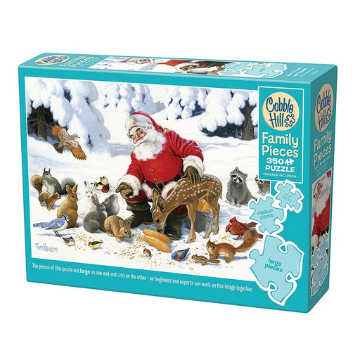 Cobble Hill - Santa Claus And Friends (350-Piece Puzzle) - Limolin 