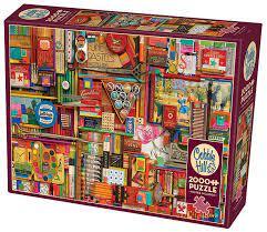 Cobble Hill - Vintage Art Supplies (1000-Piece Puzzle) - Limolin 