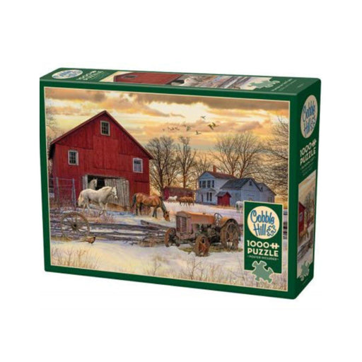 Cobble Hill - Winter On The Farm (1000-Piece Puzzle) - Limolin 