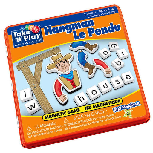 Play Monster - Hangman Game Tin (Bilingual) - Limolin 