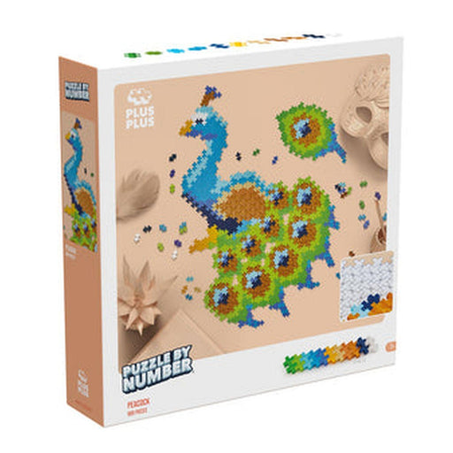 Plus-Plus - Puzzle By Number - Peacock - 800Pc (Mult) - Limolin 