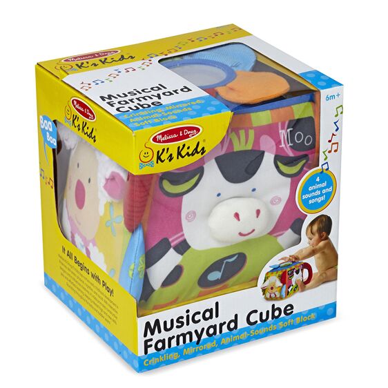 Melissa & Doug - Musical Farmyard Cube (8L)