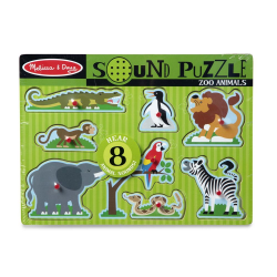 Melissa & Doug - Puzzle - Sound - Zoo Animals (8L)