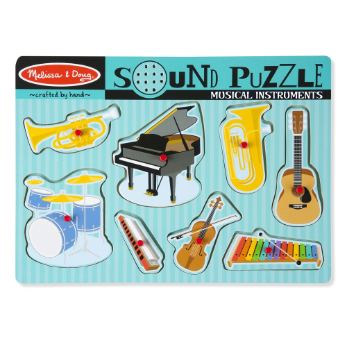 Melissa & Doug - Puzzle - Sound - Musical Instruments (8L)