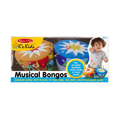 Melissa & Doug - Soft Cloth Musical Bongos (8L)