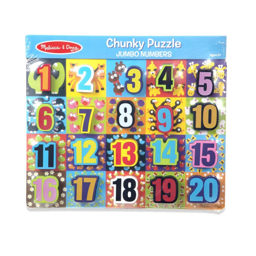 Melissa & Doug - Puzzle - Chunky - Jumbo Numbers (8L)