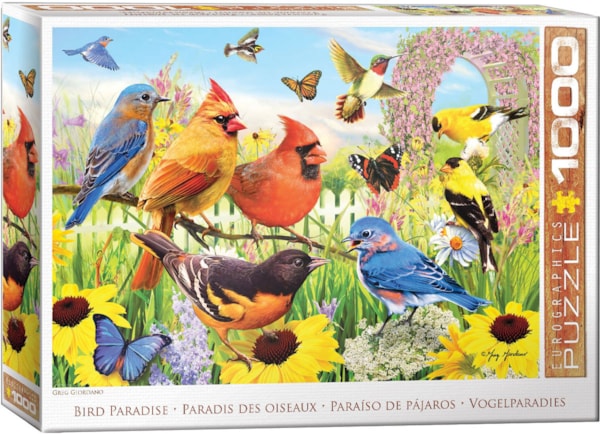 Eurographics - Bird Paradise by Greg Giordano (1000pc Puzzle) - Limolin 