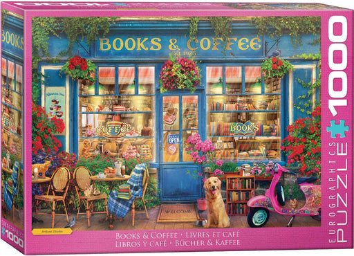 Eurographics - Books & Coffee by Artbeat Studio (1000pc Puzzle)