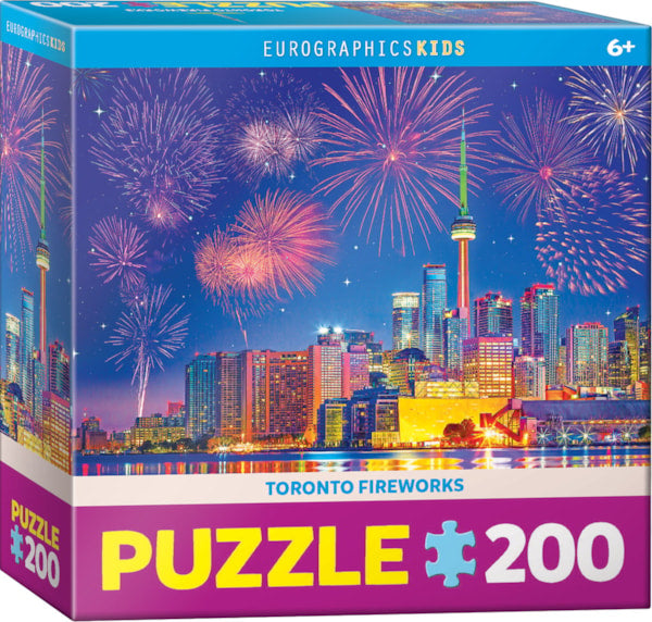 Eurographics - Toronto Fireworks (200pc Puzzle) - Limolin 