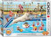 Eurographics - Crazy Pool Day by Lucia Hefferman (300pc 3D Lenticular Puzzles) - Limolin 