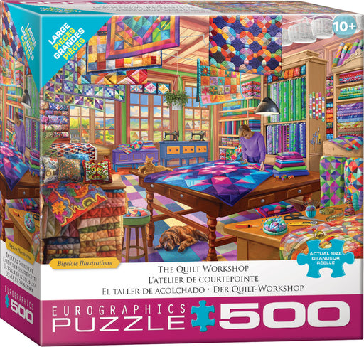 Eurographics -The Quilt Workshop (500-Piece XL Puzzle) - Limolin 