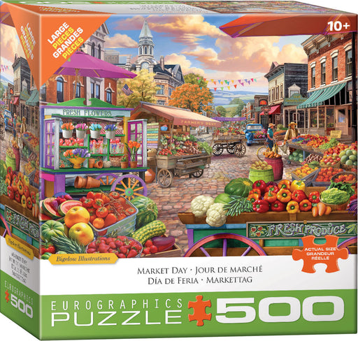 Eurographics - Market Day (500-Piece XL Puzzle) - Limolin 