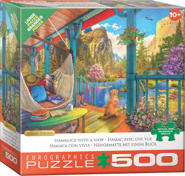 Eurographics - Hammock with a View by Dominic Davison (500 pc - Large Puzzle Pieces) - Limolin 