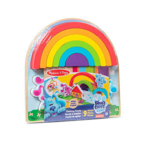 Melissa & Doug - Blues Clues & You Wooden Rainbow Stacking Puzzle
