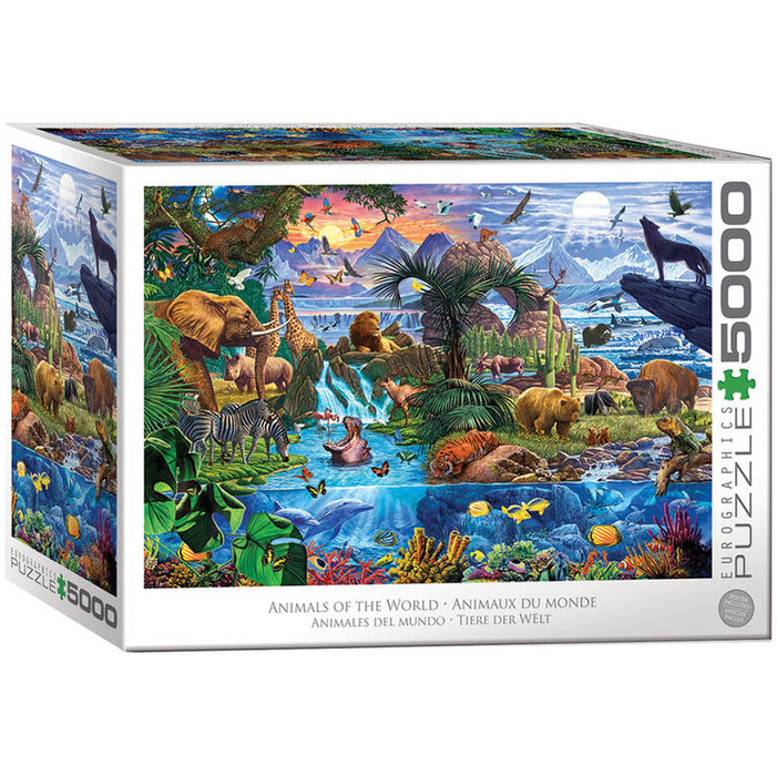 Eurographics - Animals of the World by Steve Crisp (5000-Piece Puzzles)