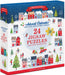 Eurographics - Christmas Town Advent Calendar II by Joanne Cave (Book Style Advent Calendars (24 mini 50pc Puzzle) )