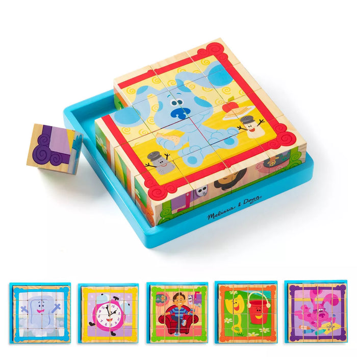 Melissa & Doug - Puzzle - Blues Clues - 16Pc Wooden Cube (6L)