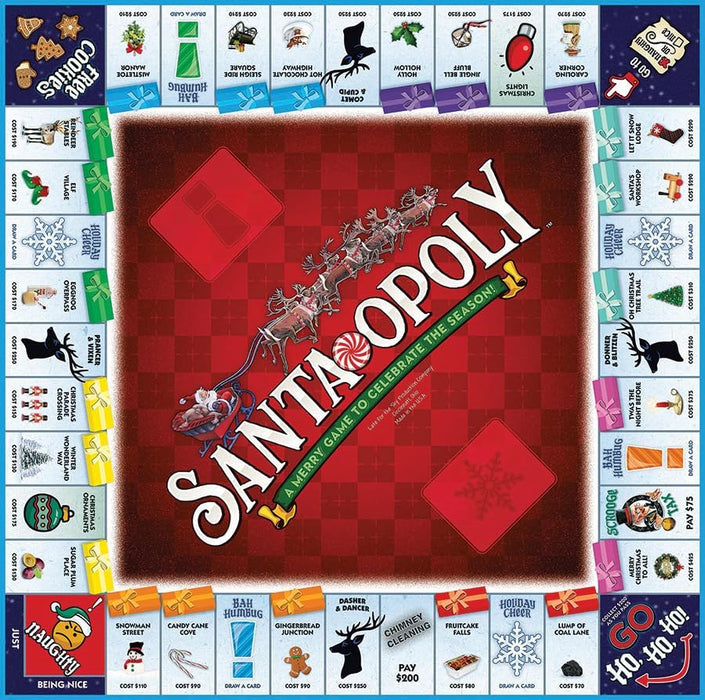 Late For The Sky - Santa-Opoly Board Game
