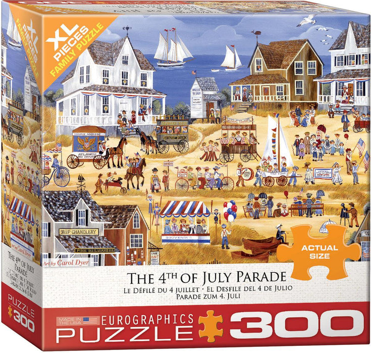 Eurographics - 4th of July Parade by Carol Dyer (300 pc - XL Puzzle Pieces)