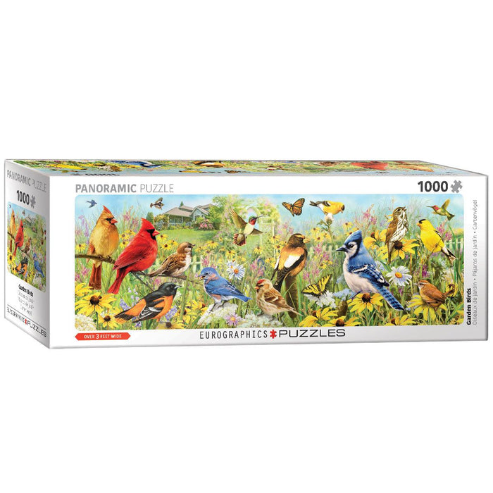 Eurographics - Backyard Birds by Greg Giordano (Panoramic Puzzles)