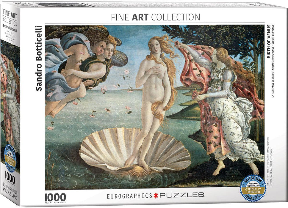 Eurographics - Birth of Venus By Sandro Botticelli (1000-Piece Puzzle) - Limolin 