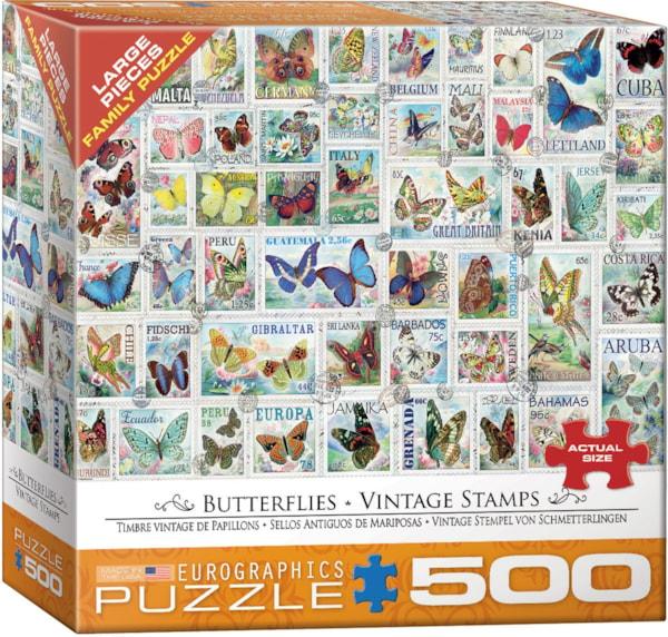 Eurographics - Butterflies, 500Pc (1000-Piece Puzzle)