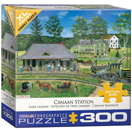 Eurographics - Canaan Station by Bob Fair (300 pc - XL Puzzle Pieces)