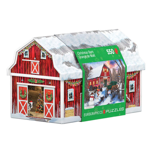 Eurographics - Christmas Barn Tin 550 Shaped Tin (5000 Piece Puzzles)