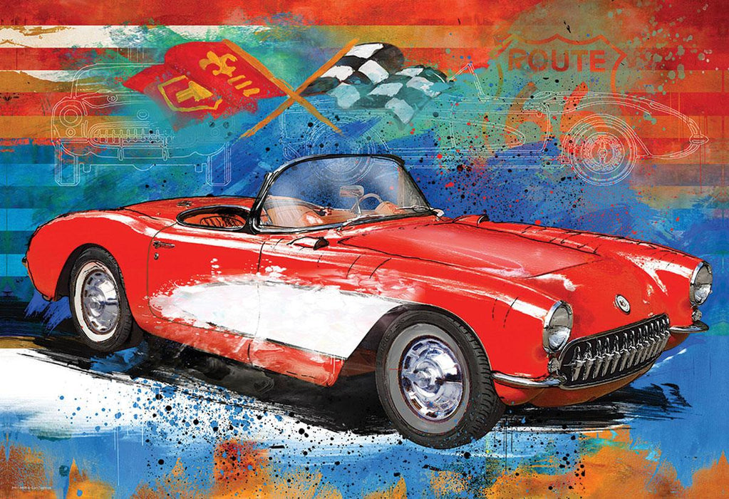 Eurographics - Corvette Cruising (550-Piece Puzzle Tin)