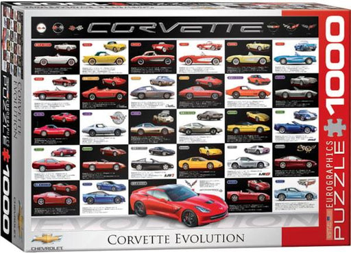 Eurographics - Corvette Evolution (1000-Piece Puzzle)