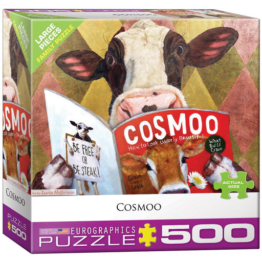 Eurographics - Cosmoo by Lucia Heffernan (500 pc - Large Puzzle Pieces)