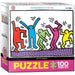 Eurographics - Dancing by Keith Haring (100pc Puzzle)