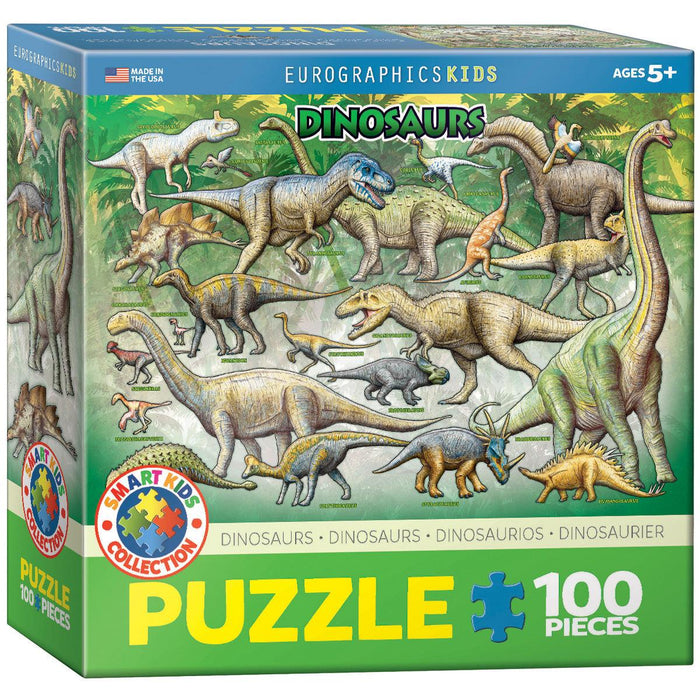 Eurographics - Dinosaurs (100pc Puzzle)