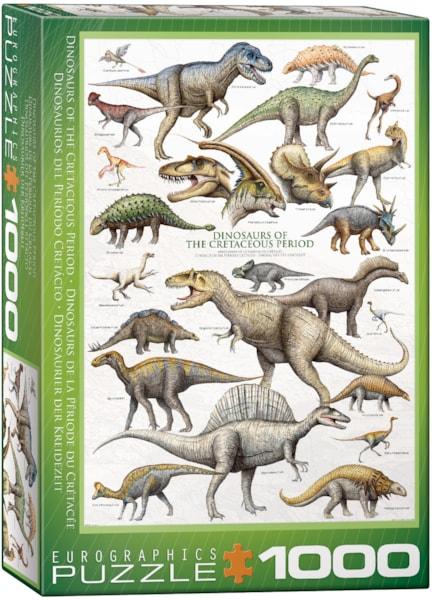 Eurographics - Dinosaurs of The Cretaceous Period (1000-Piece Puzzle)