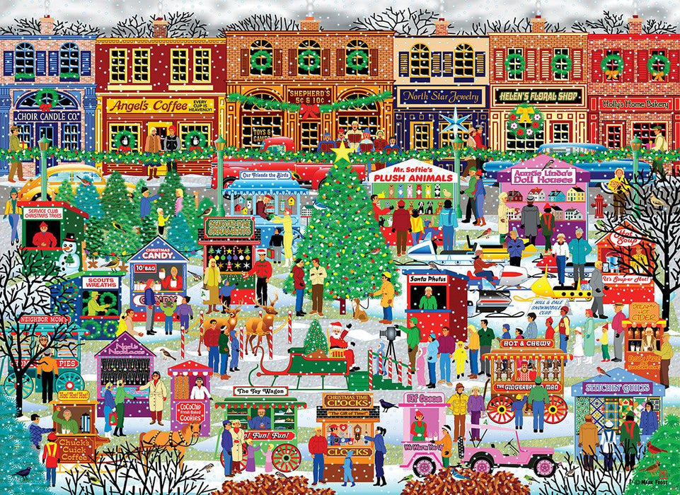 Eurographics - Downtown Holiday Festival (500-Piece XL Puzzle)