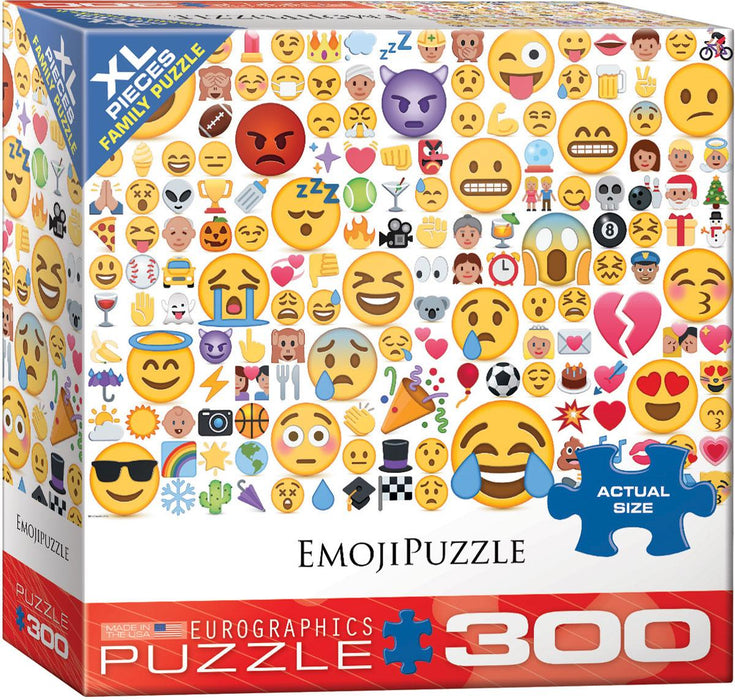 Eurographics - EmojiPuzzle - What’s your Mood? (300 pc - XL Puzzle Pieces)