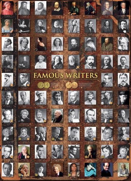 Eurographics - Famous Writers (1000-Piece Puzzle)