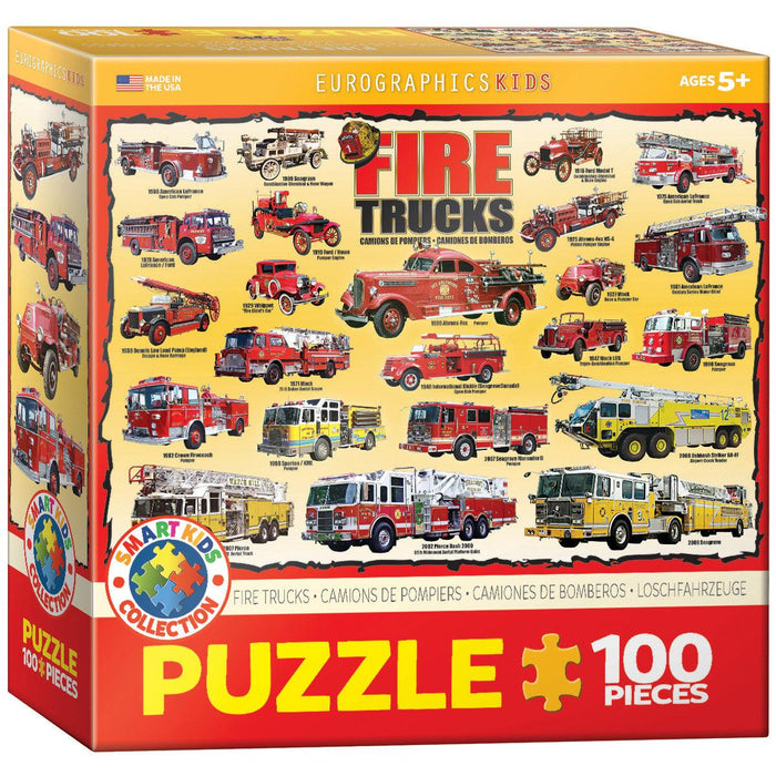 Eurographics - Fire Trucks (100pc Puzzle)