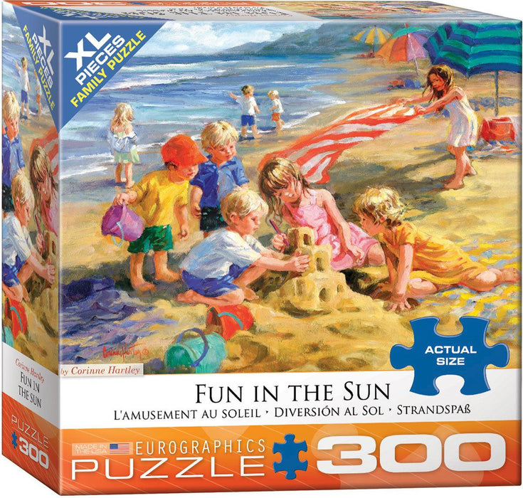 Eurographics - Fun in the Sun by Corinne Hartley (300 pc - XL Puzzle Pieces)