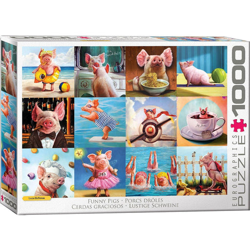 Eurographics - Funny Pigs (1000-Piece Puzzle) - Limolin 