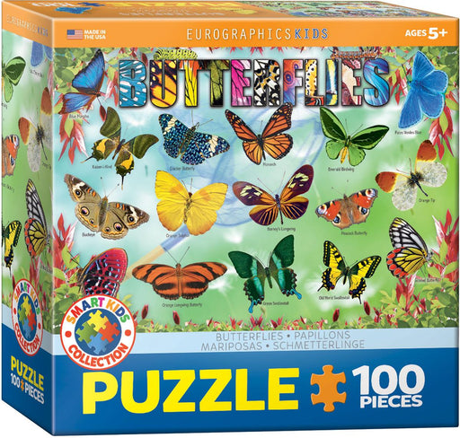 Eurographics - Butterflies, 100-Piece (1000-Piece Puzzle)