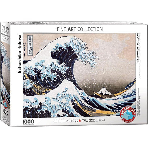 Eurographics - Great Wave of Kanagawa By Katsushika Hokusai (1000-Piece Puzzle) - Limolin 