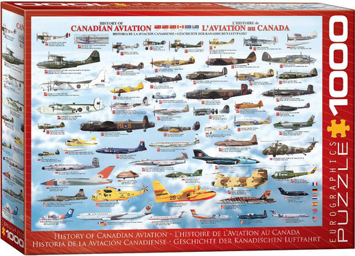 Eurographics - History of Canadian Aviation (1000-Piece Puzzle)