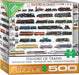 Eurographics - History of Trains (500 pc - Large Puzzle Pieces)