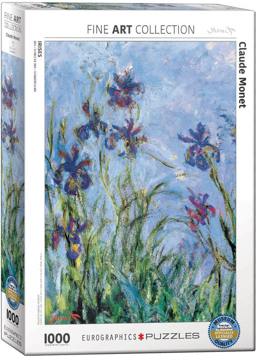 Eurographics - Irises By Monet - Detail (1000-Piece Puzzle)