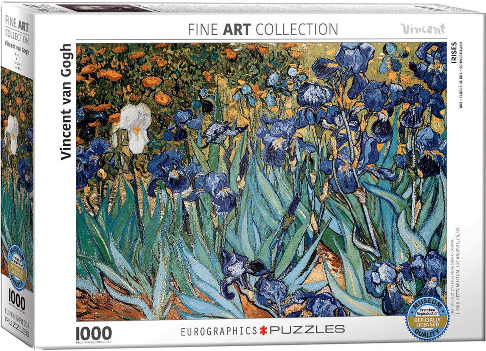 Eurographics - Irises By Vincent Van Gogh (1000-Piece Puzzle) - Limolin 