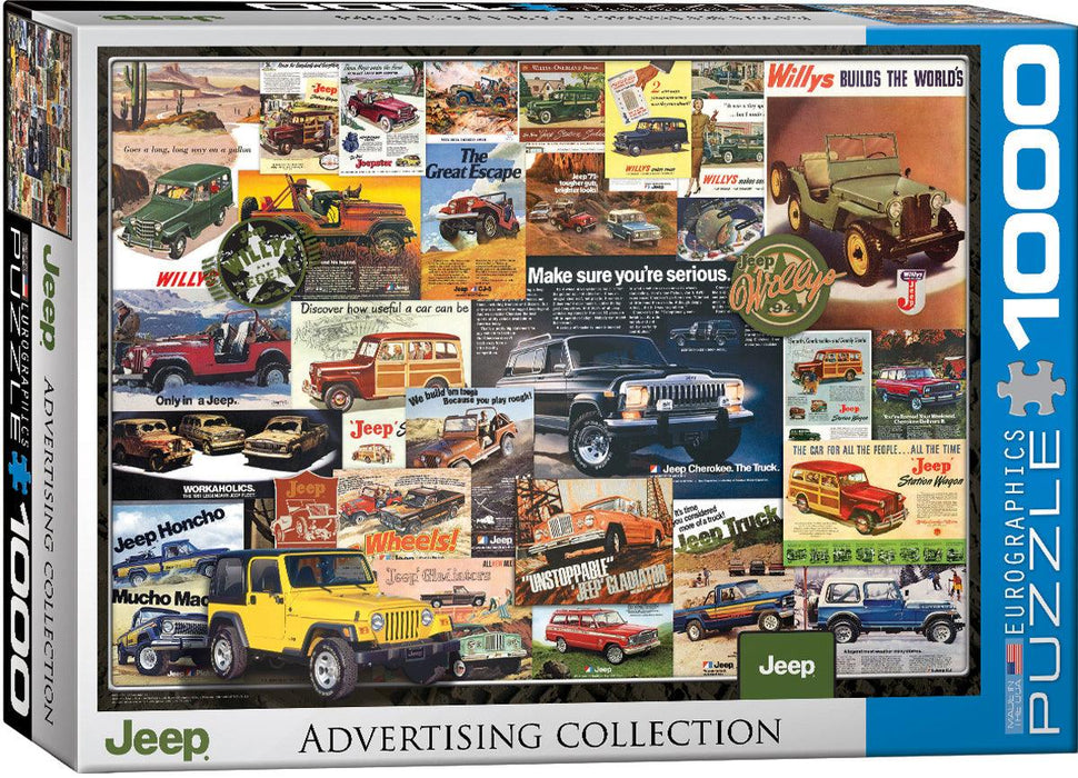 Eurographics - Jeep Advertising Collection (1000-Piece Puzzle)