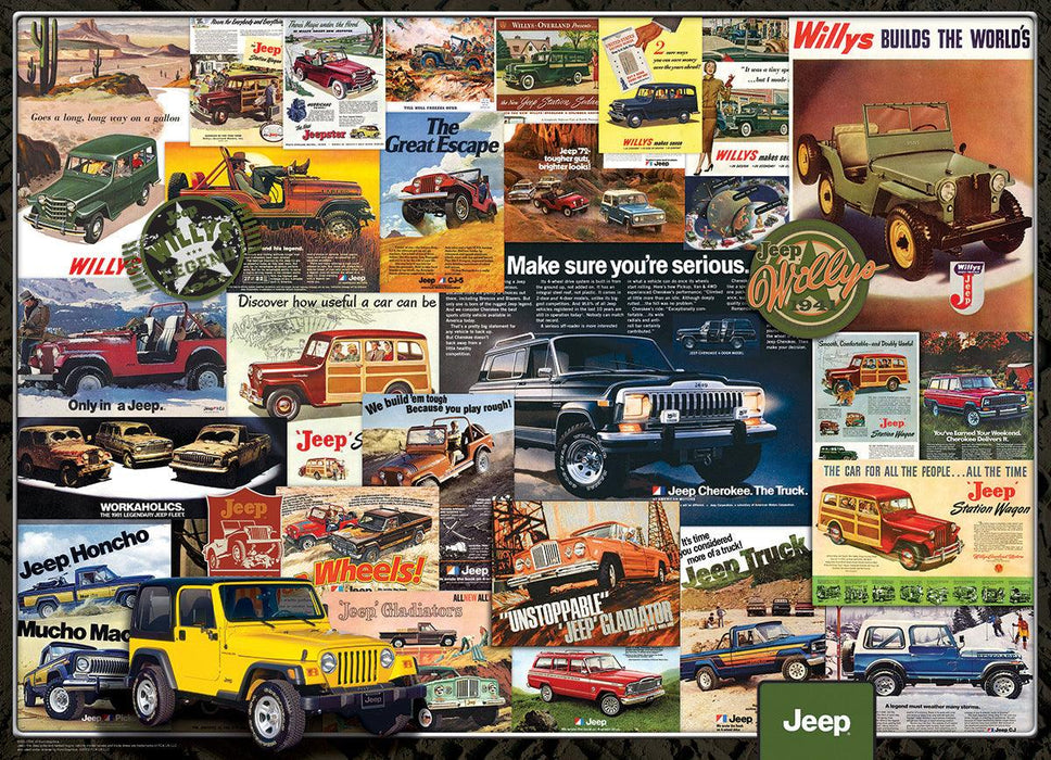 Eurographics - Jeep Advertising Collection (1000-Piece Puzzle)