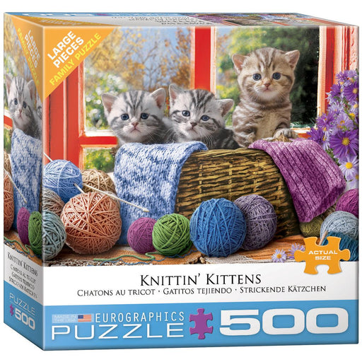 Eurographics - Knittin' Kittens (500-Piece Puzzle)