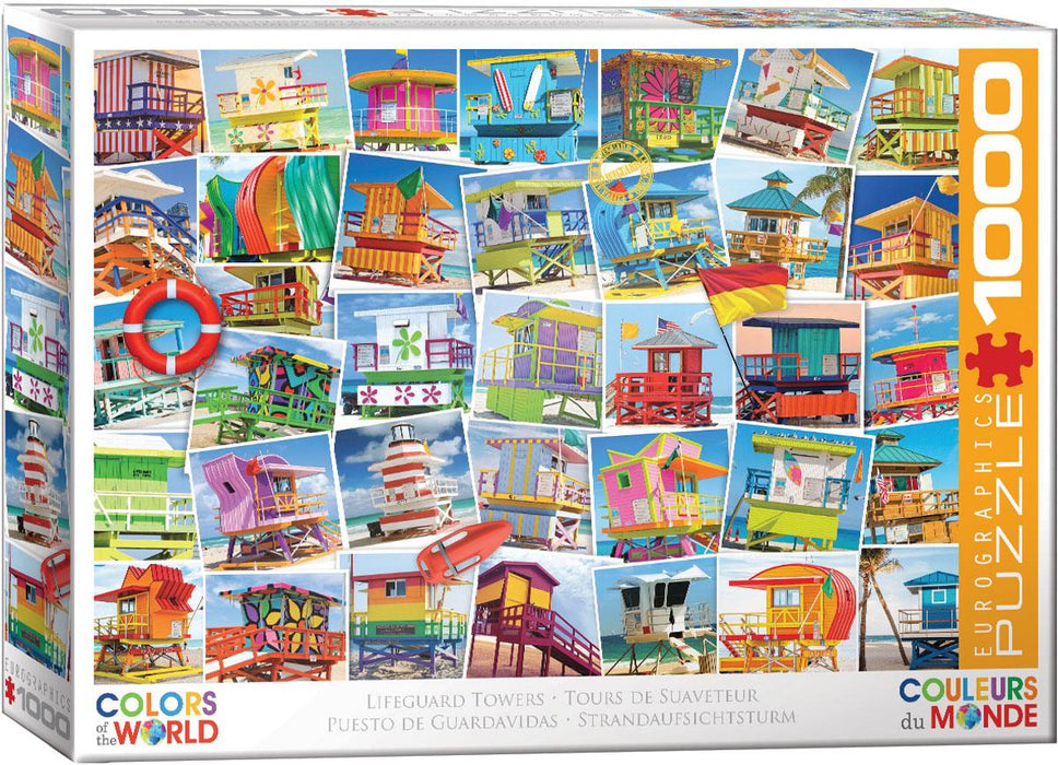 Eurographics - Lifeguard Towers (1000pc Puzzle)